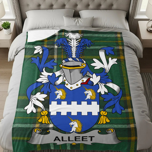 Personalized Unicorn Crest Design Blanket product type