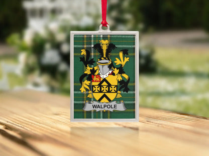 Walpole Family Crest Hanging Ornament product type