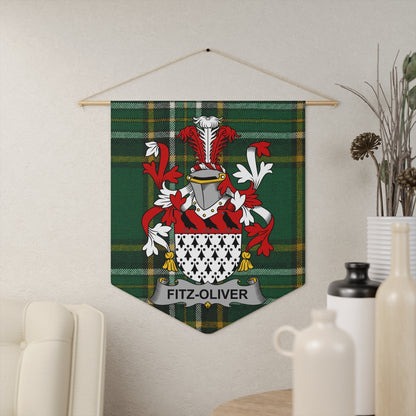 Fitz-Oliver Family Crest Personalized Tapestry product