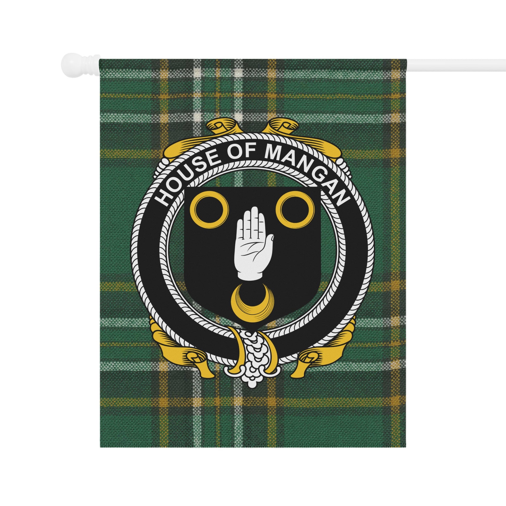 House of Mangan Tartan Clan Crest Flag product