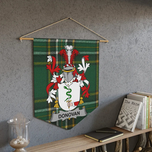Donovan Family Crest Green Plaid Wall Hanging product