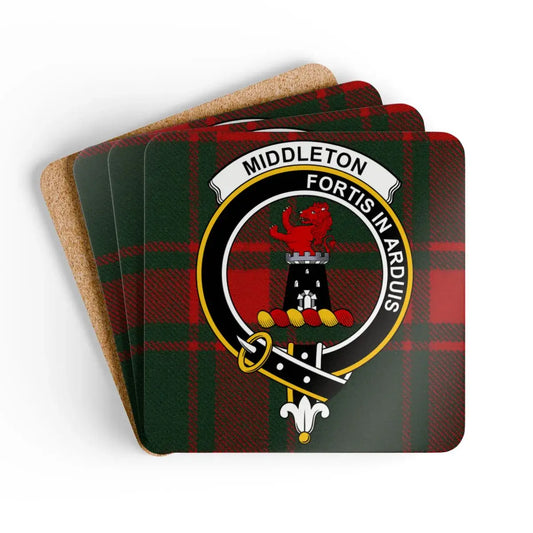 Middleton Fortis In Arduis Tartan Coaster Set product