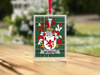 Family Crest Personalized Hanging Ornament product type