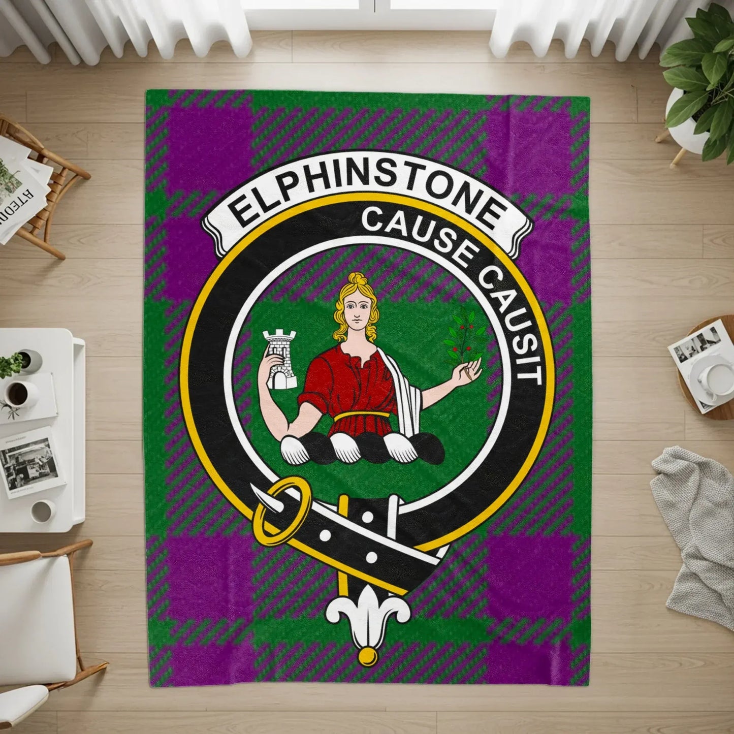 Elphinstone Cause Causit Emblem Design Rug product