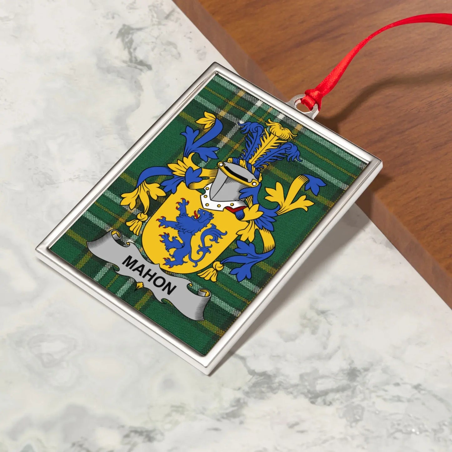 Mahon Coat of Arms Family Crest Ornament product