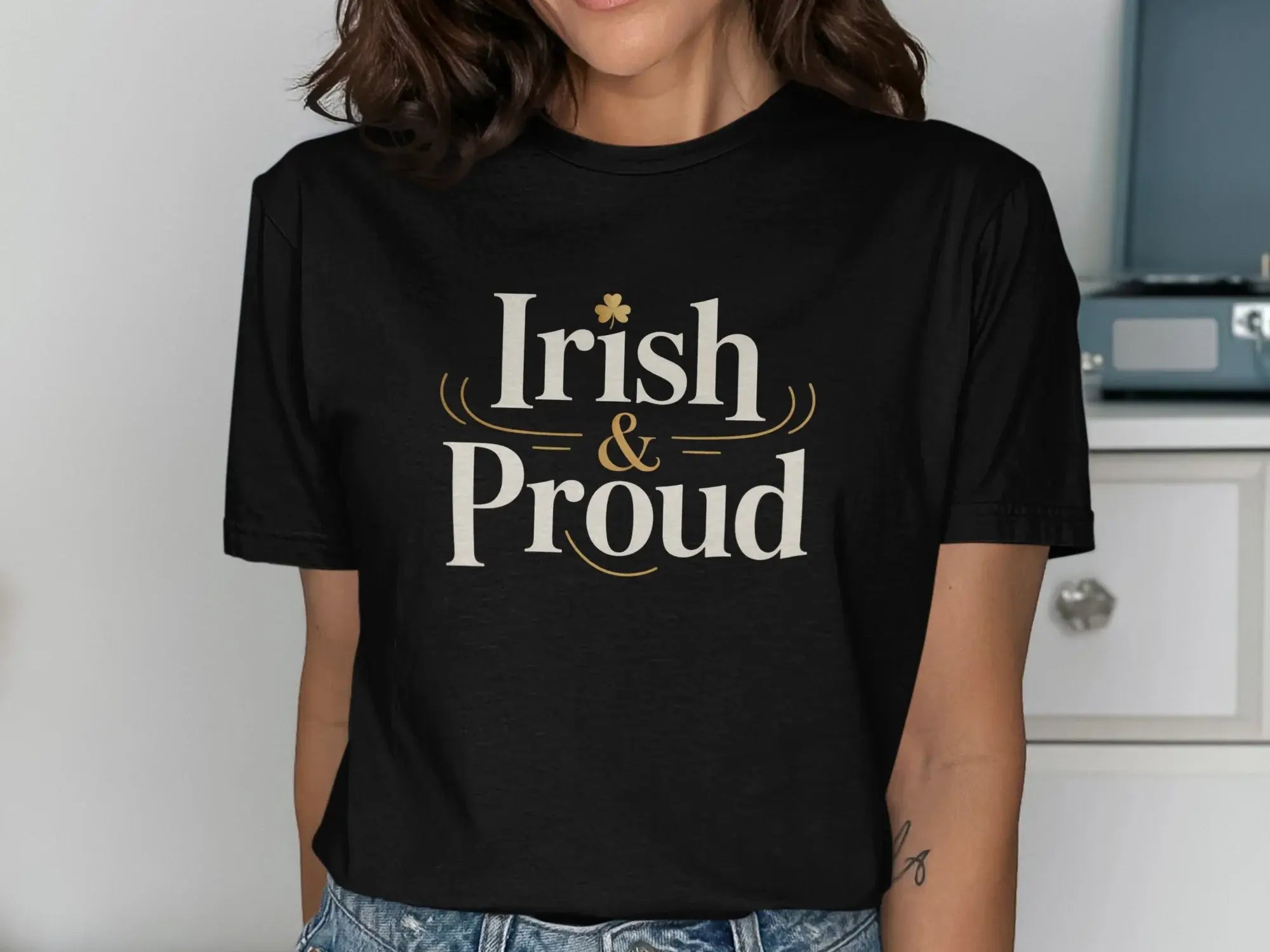 Irish & Proud Statement Shirt for Patriotic Style