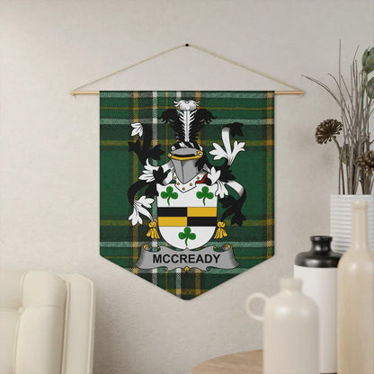 Custom McCready Family Crest Plaid Hanging Decor product