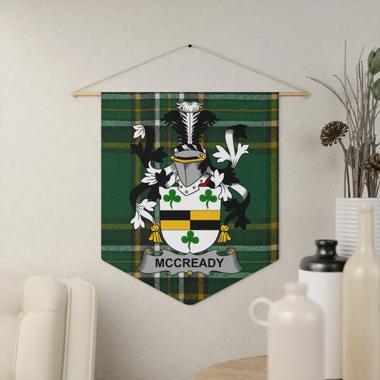 Custom McCready Family Crest Plaid Hanging Decor product