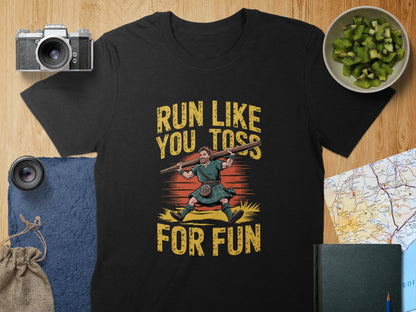 Run Like You Toss For Fun Humor T-shirt product