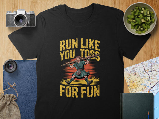 Run Like You Toss For Fun Humor T-shirt product