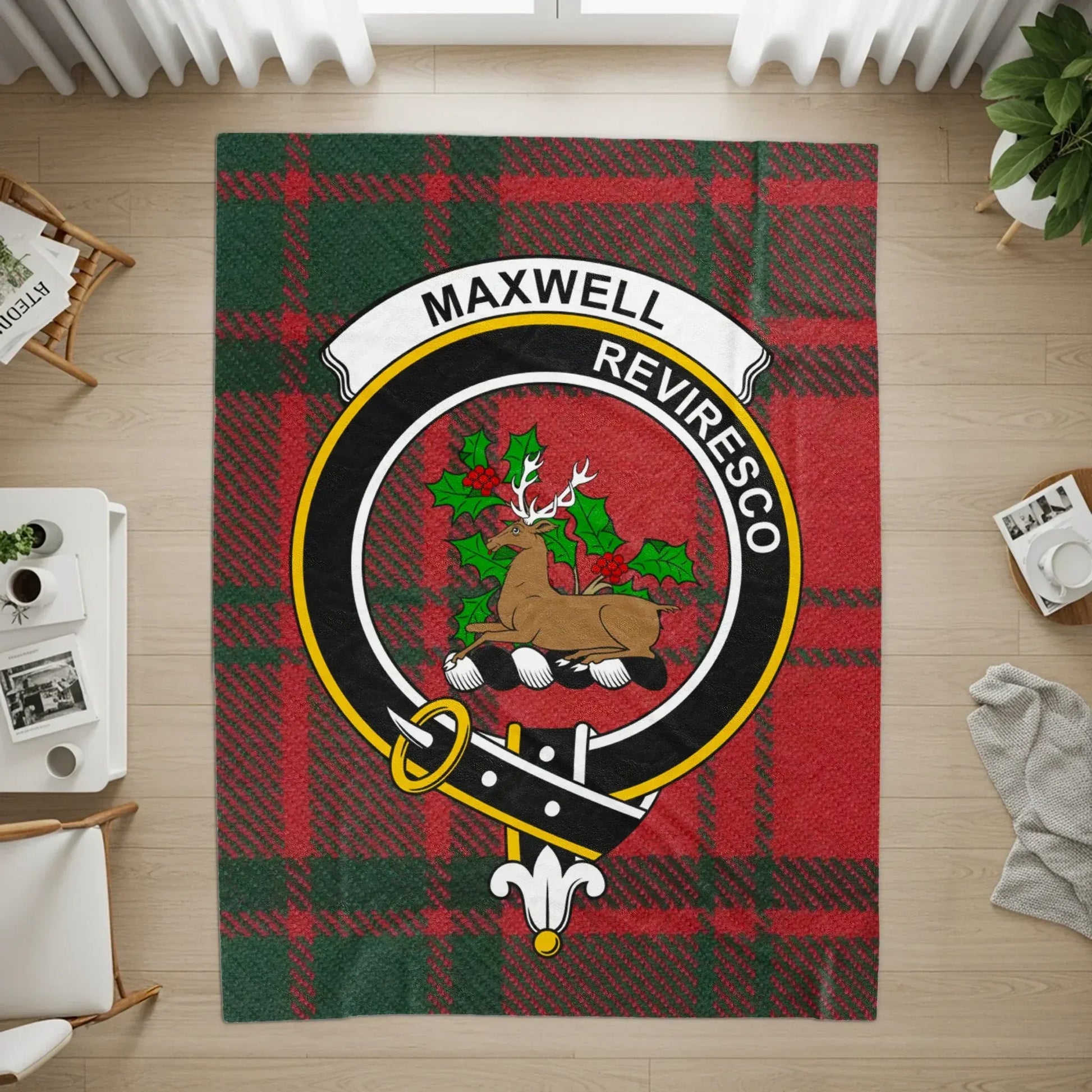 Maxwell Revresco Tartan Plaid Rug Unique Product Type