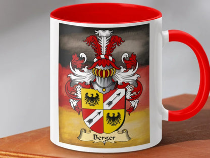 Family Crest Personalized Coffee Mug Product