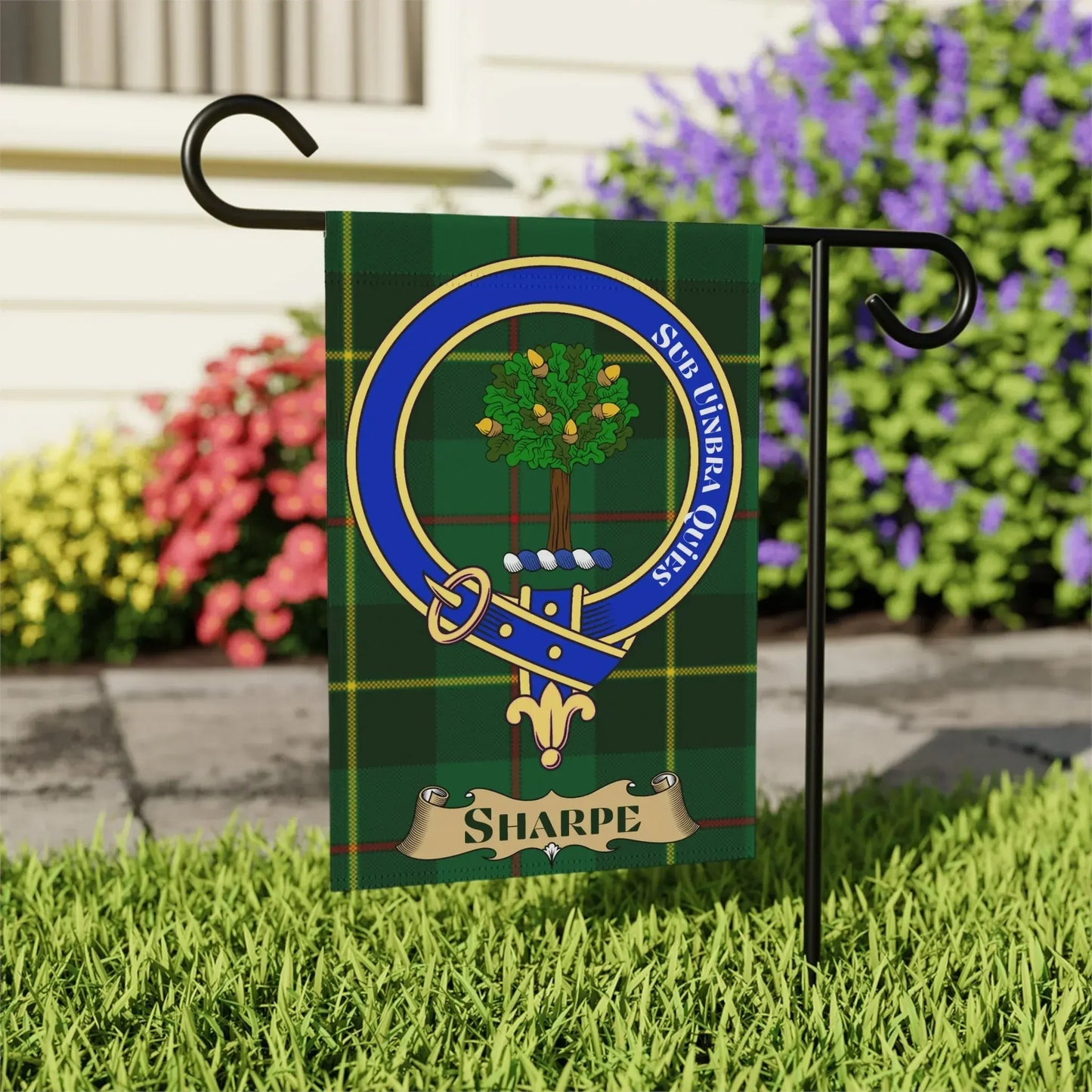 Sharpe Family Crest Garden Flag product