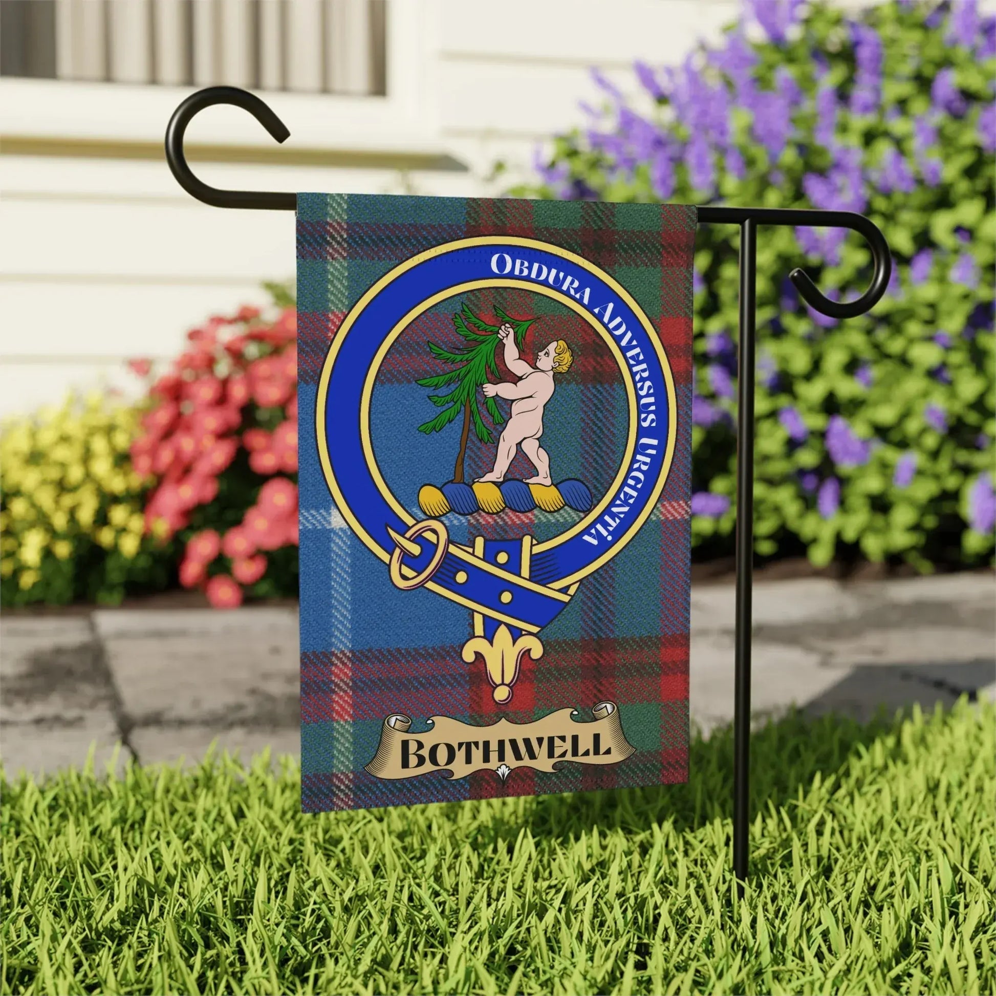 Bothwell Scottish Tartan Garden Flag Product