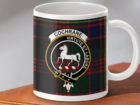 Cochrane Virtute Et Labore Plaid Mug product
