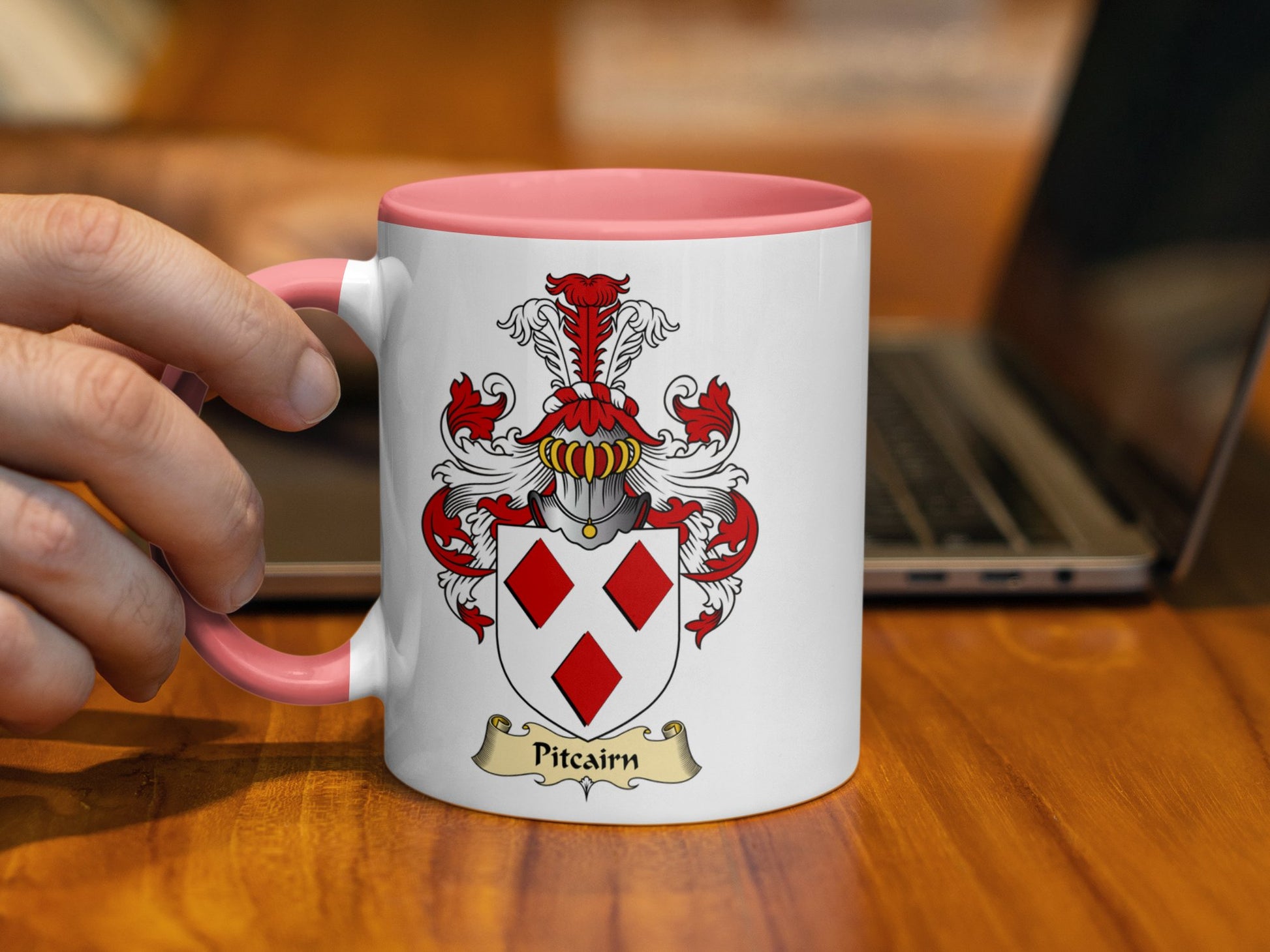 Pitcairn Scottish Clan Family Heritage Crest Mug - Living Stone Gifts