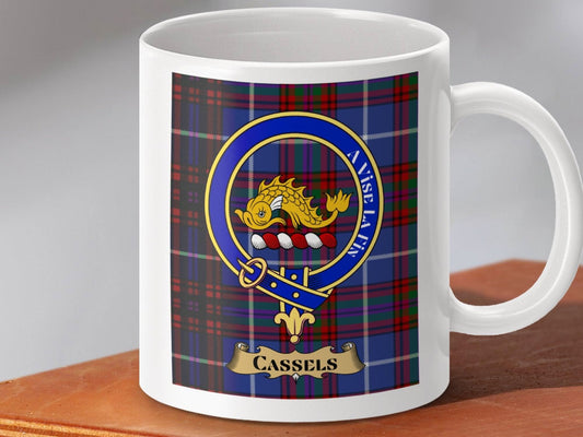Clan Cassels Tartan Pattern Printed Mug product