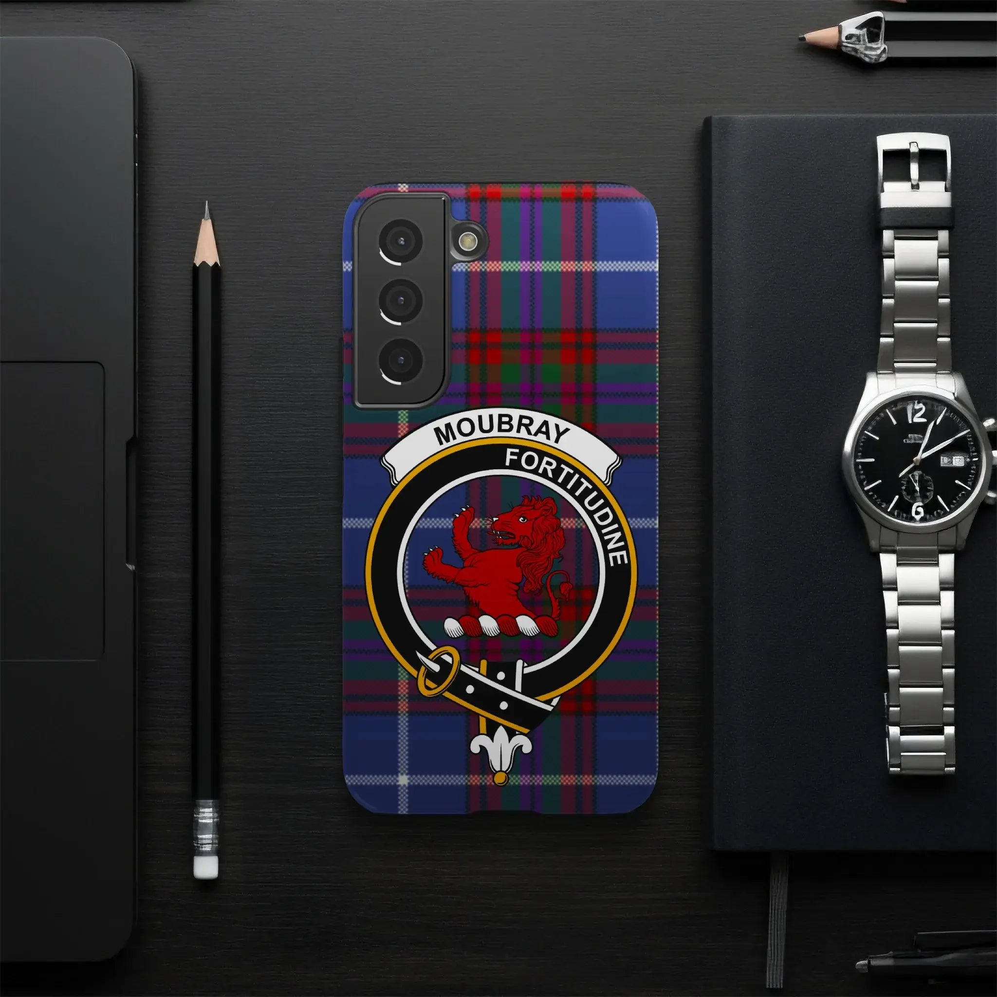 Moubray Fortitudine Plaid Design Smartphone Case