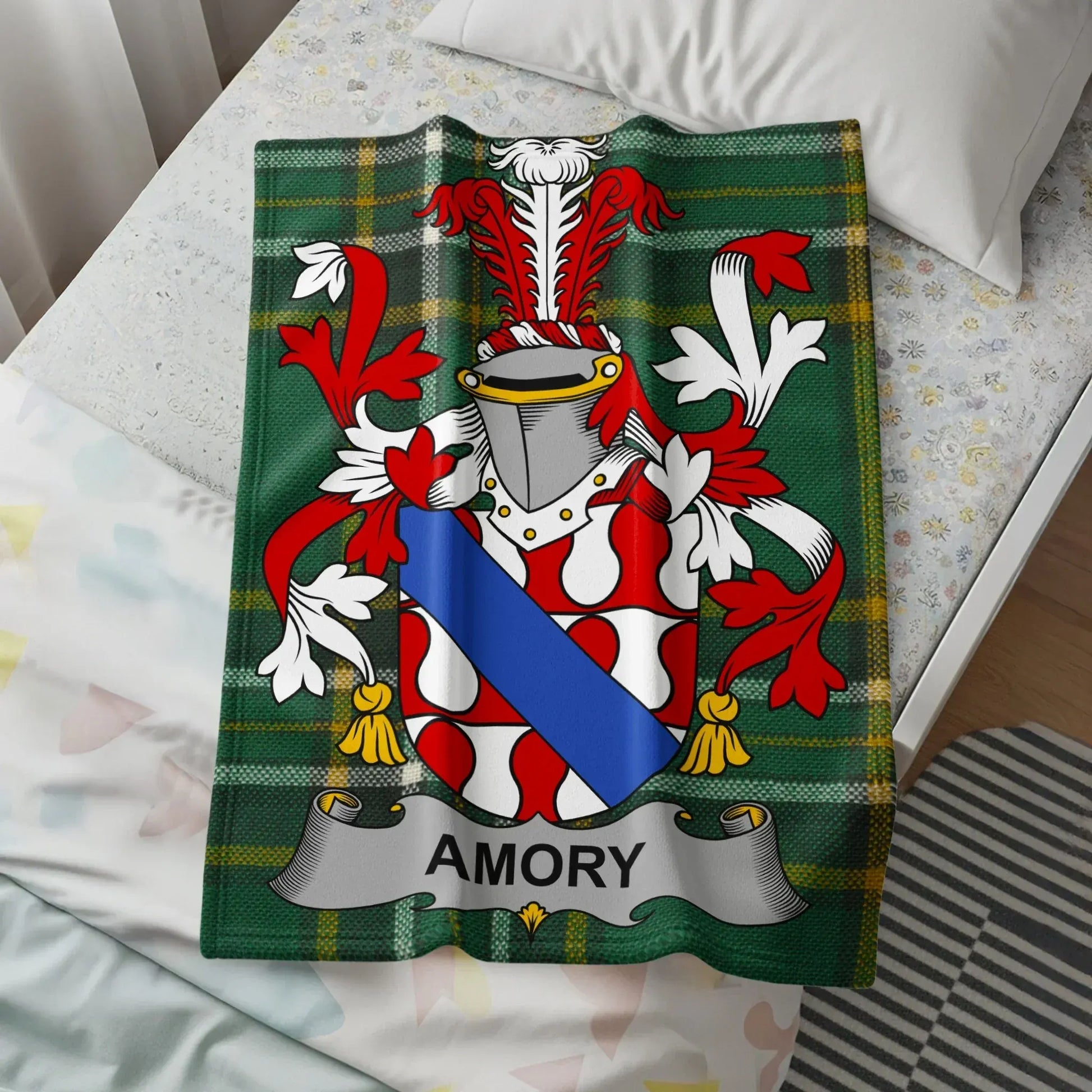 Amory Family Crest Blanket Heritage product