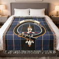 Dunlop Merito Crest Pattern Woven Blanket Product