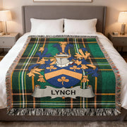 Lynch Irish Woven Blanket | Tribes of Galway Tartan Throw