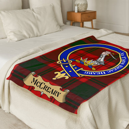 Scottish Clan McCreary Tartan Throw Blanket - Living Stone Gifts