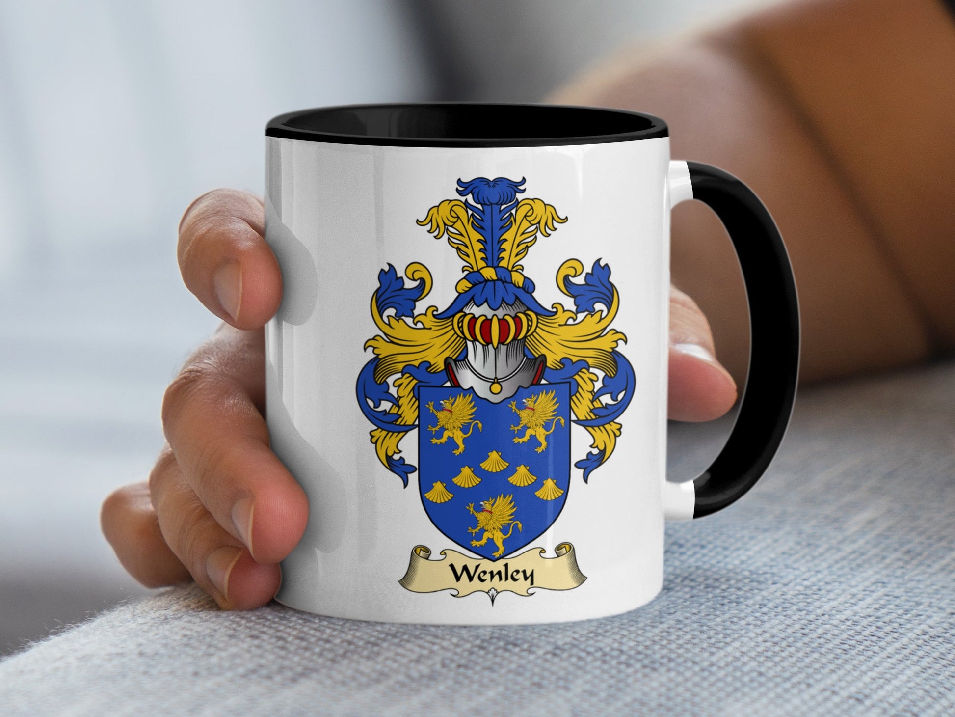 Wenley Clan Scottish Coat of Arms Mug - Living Stone Gifts