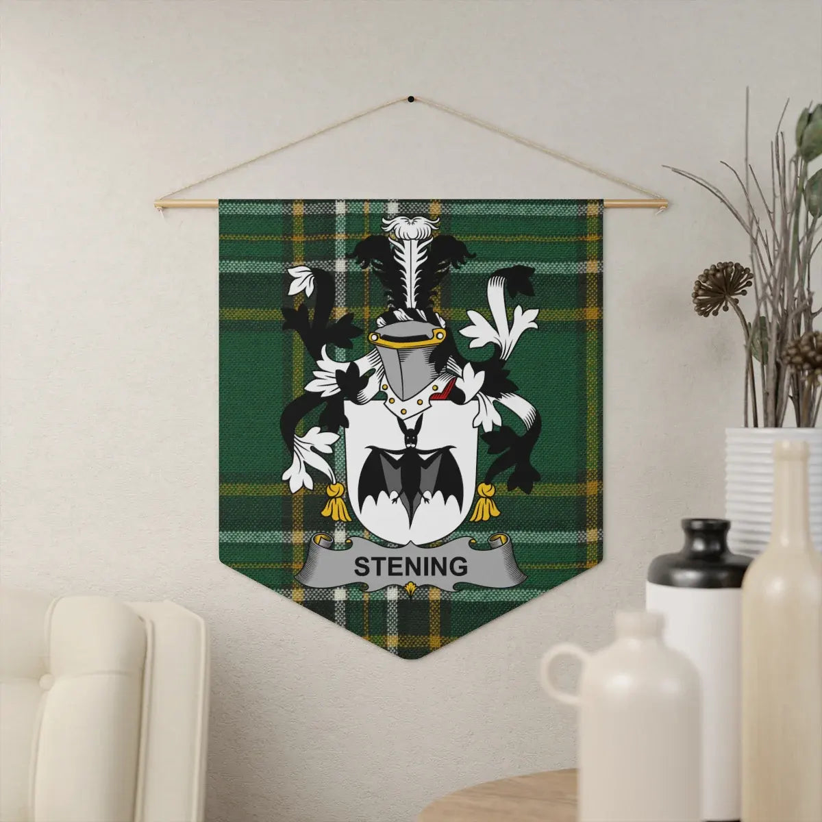 Stening Family Crest Wall Hanging Decorative product type
