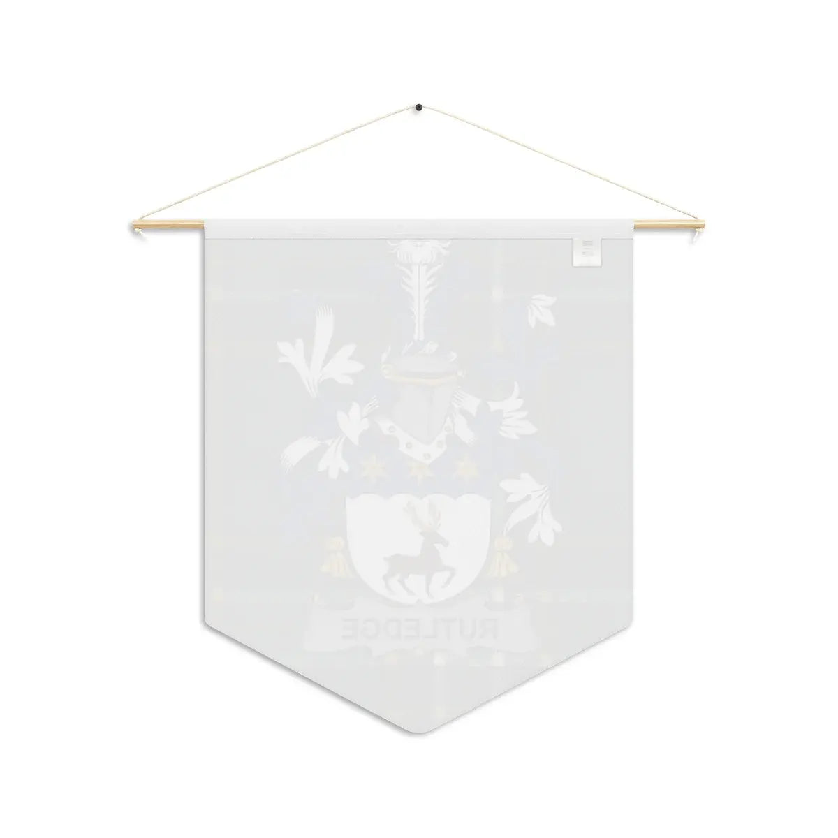 Family Crest Knight and Deer Coat of Arms Wall Banner product