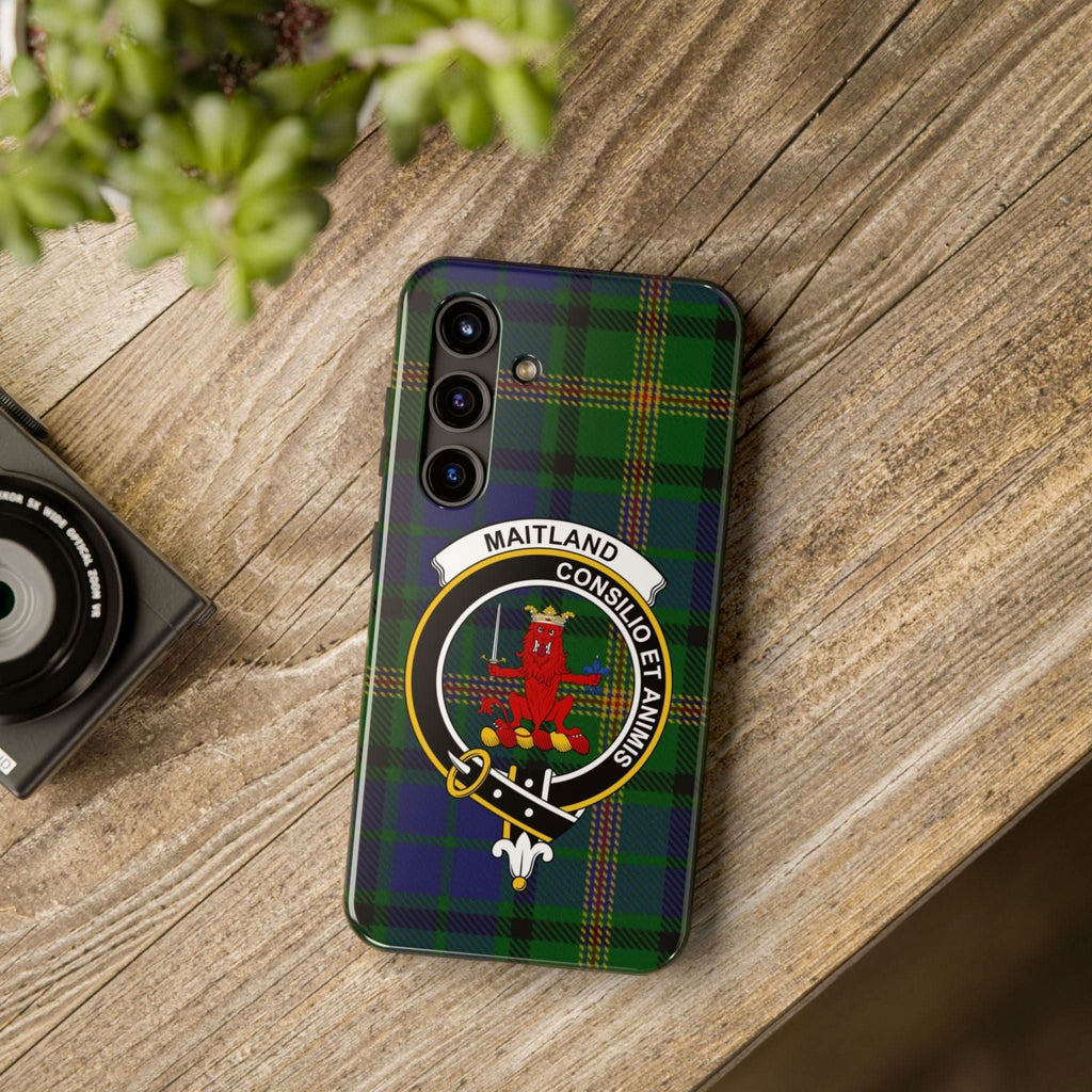 Maitland Clan Scottish Tartan Cell Phone Case - Celtic Ancestry Gifts