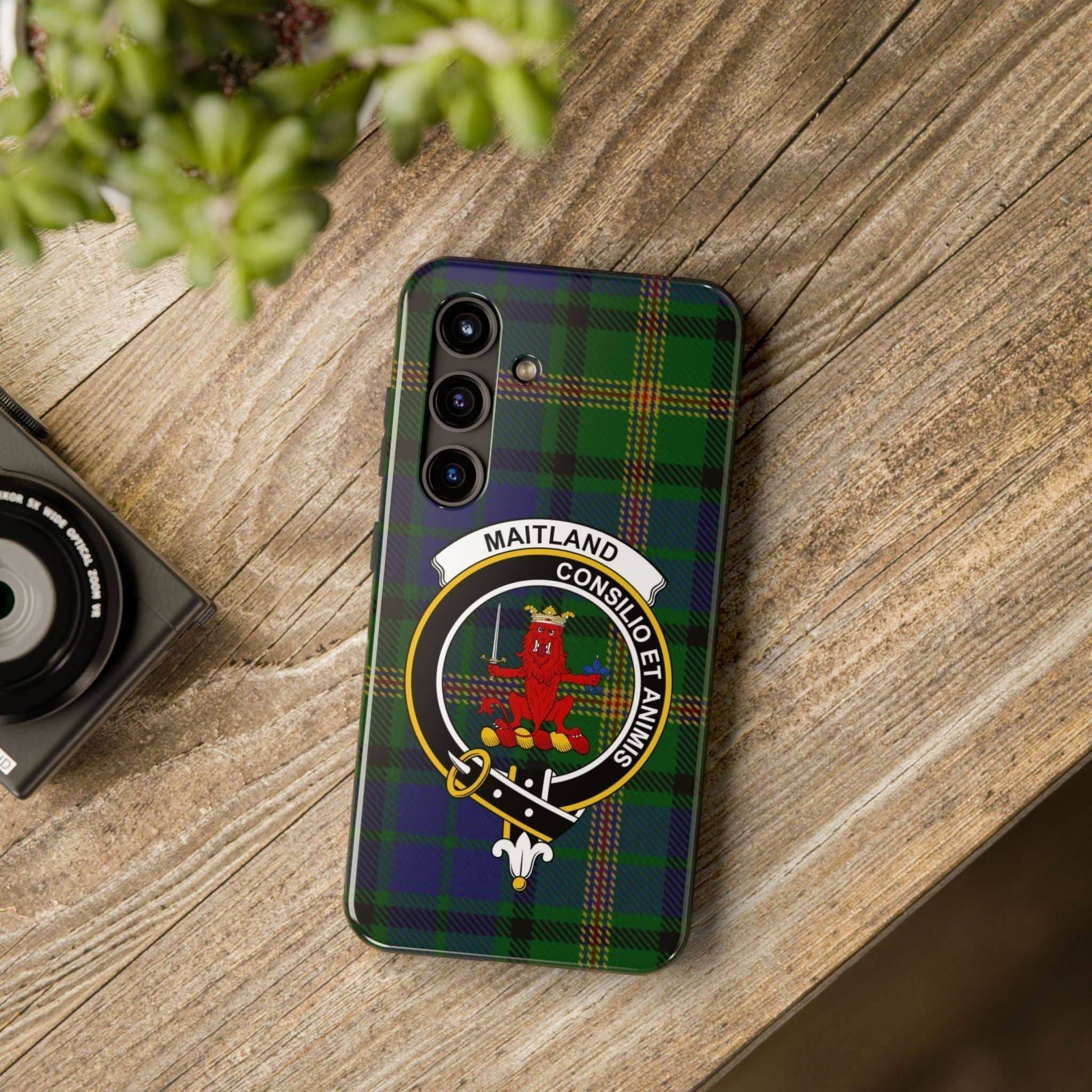 Maitland Clan Scottish Tartan Cell Phone Case - Celtic Ancestry Gifts