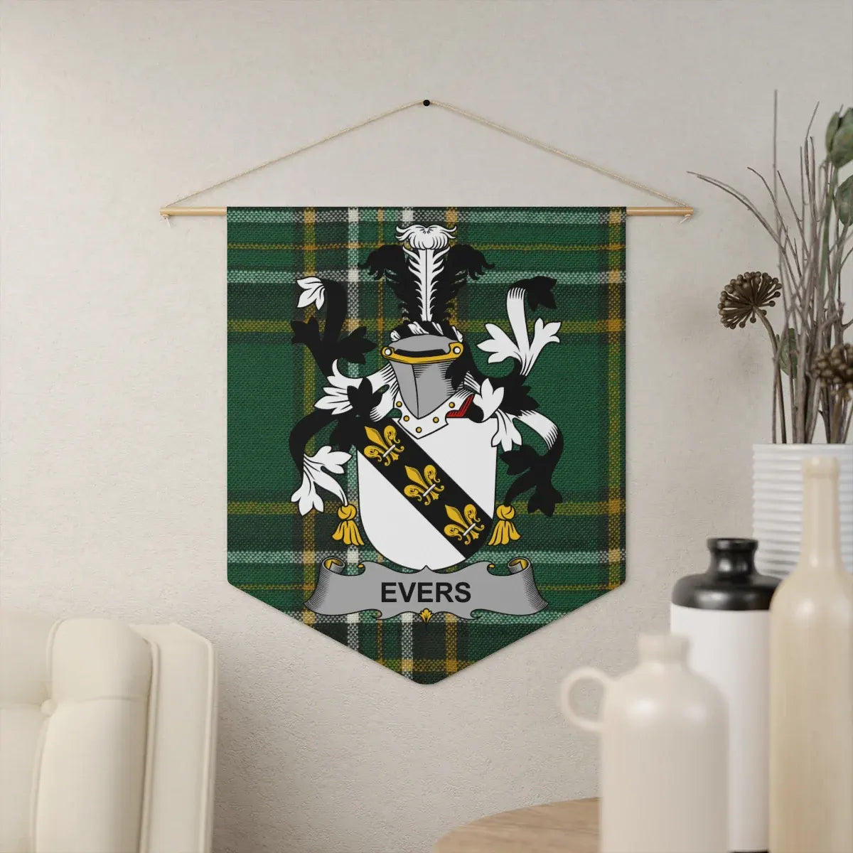 Personalized Family Crest Banner Tapestry product