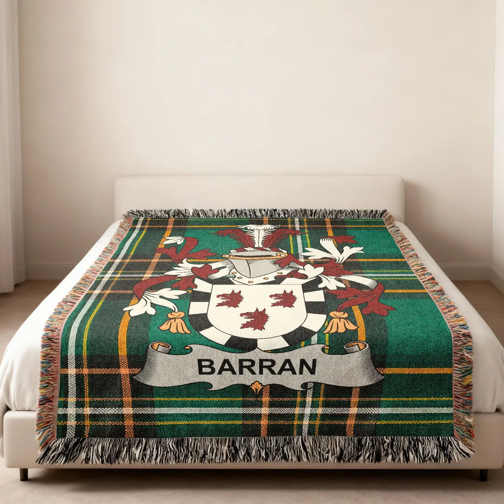 Barran Coat Arms Tartan Plaid Blanket product type