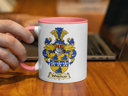 Clan Whitehead Scottish Coat of Arms Mug - Living Stone Gifts