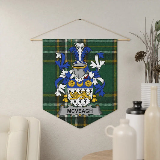 McVeagh Family Crest Tartan Wall Hanging product
