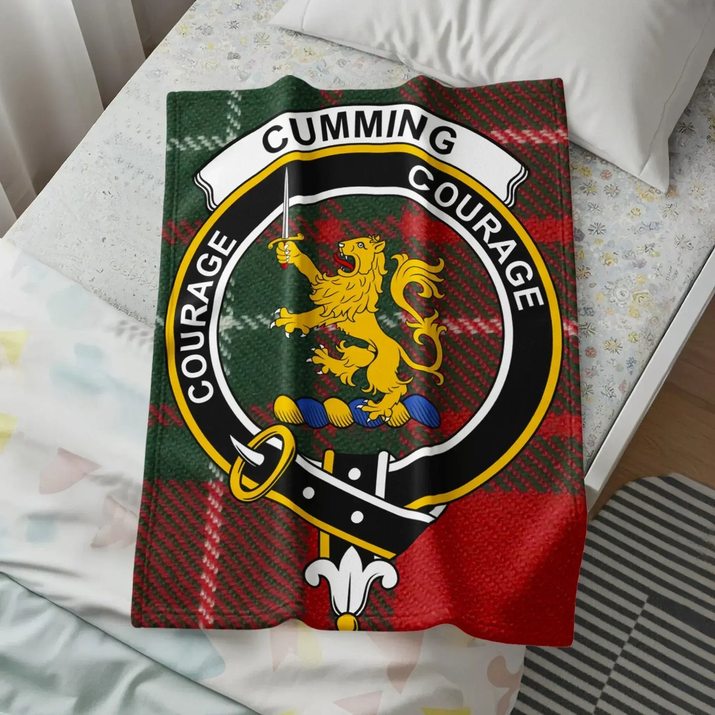 Family Crest Courage Theme Bedding Blanket product