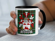 Slattery Irish Family Crest Accent Mug