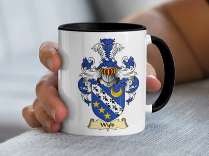 Clan Wyllie Scottish Coat of Arms Mug - Living Stone Gifts