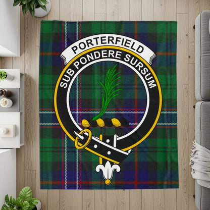 Porterfield Sub Pondere Sursum Clan Plaid Blanket product type