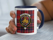 Clan MacGillivray Tartan Crest Accent Mug – 11 oz & 15 oz