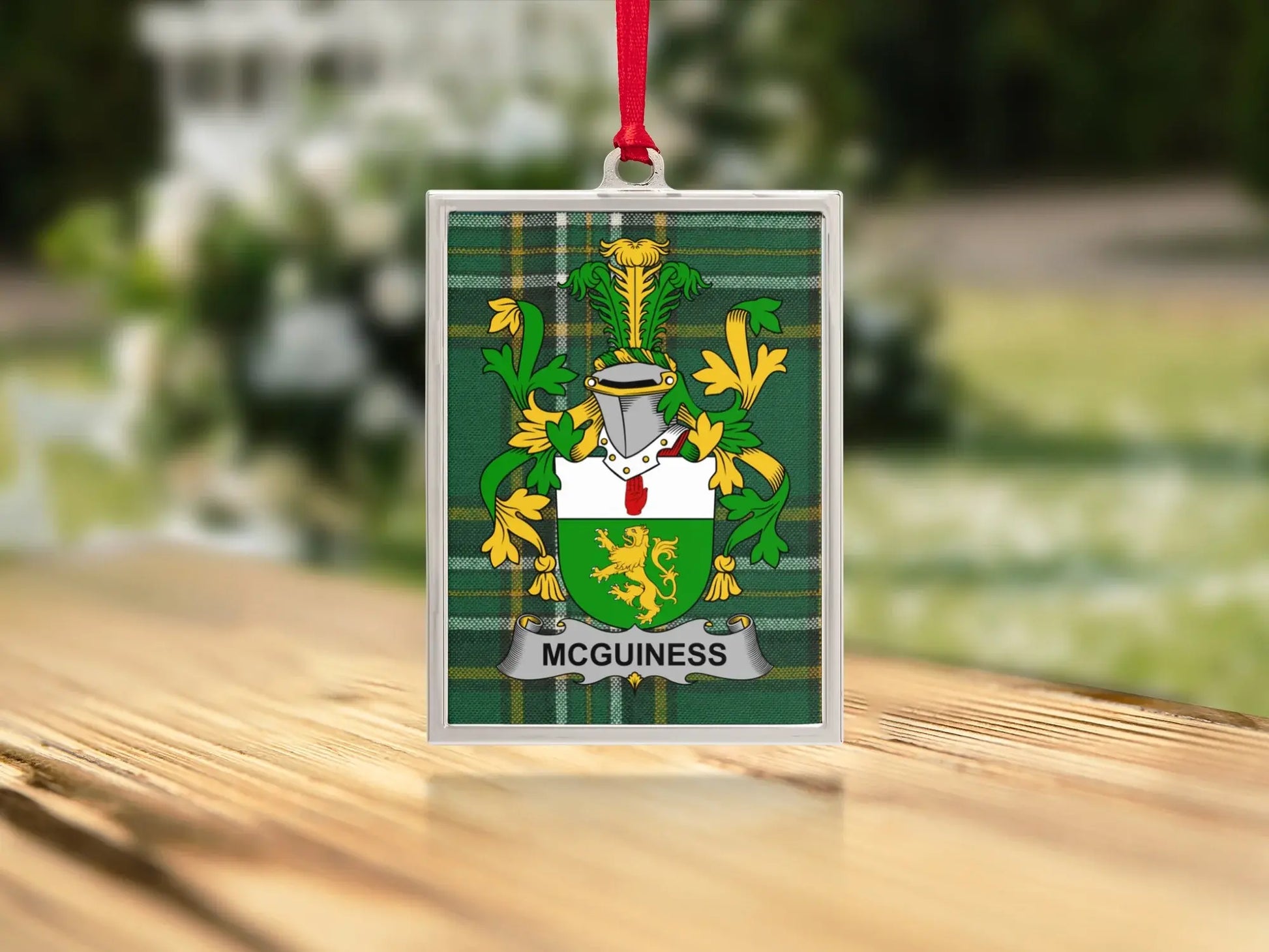 McGuiness Coat of Arms Rectangular Ornament product