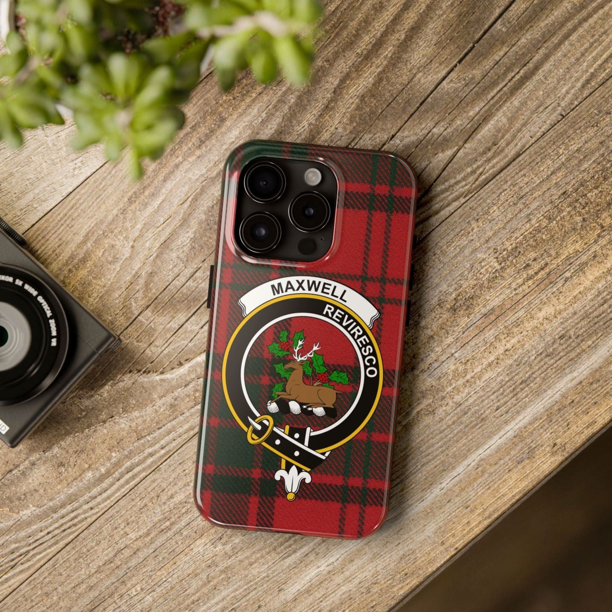 Maxwell Clan Scottish Tartan Cell Phone Case - Celtic Ancestry Gifts