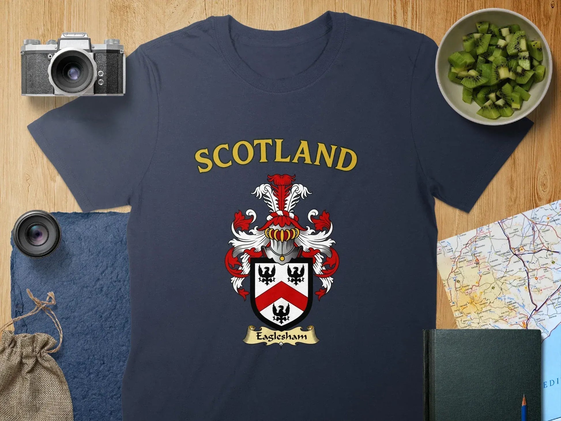 Scotland Eaglesham Coat of Arms Graphic T-shirt product