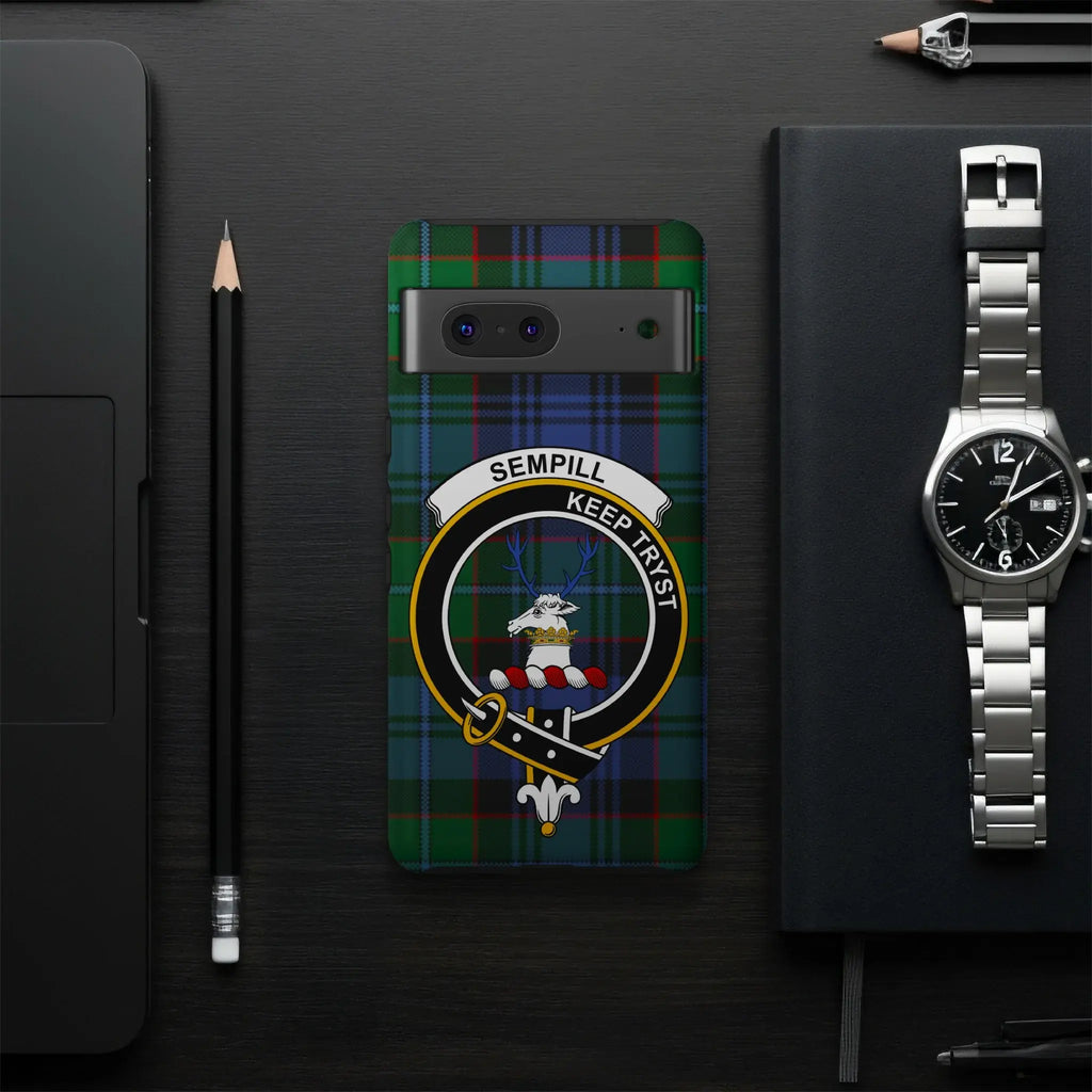 Sempill Keep Tryst Tartan Phone Case for Stylish Protection