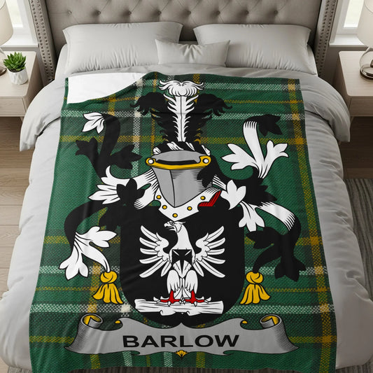 Barlow Family Crest Plaid Throw Blanket product