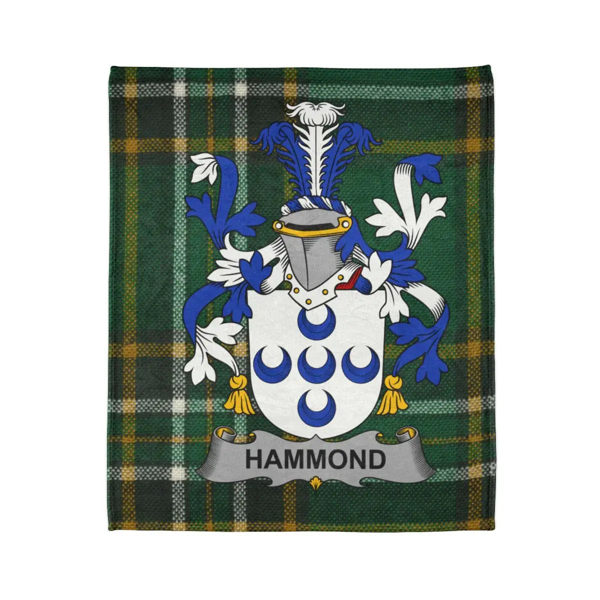 Custom Hammond Tartan Shield Pattern Blanket product type