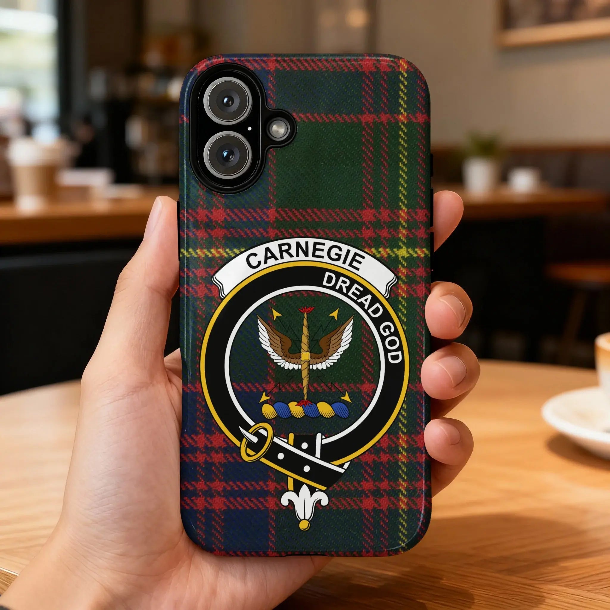 Carnegie Dread God Clan Tartan Phone Case