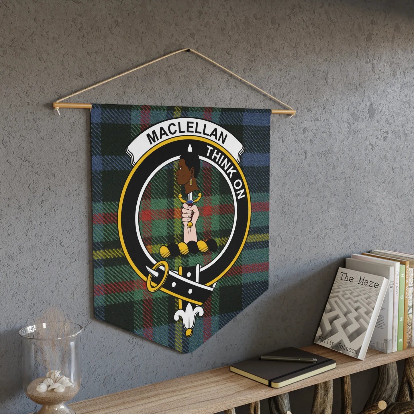 MacLellan Think On Crest Wall Banner product