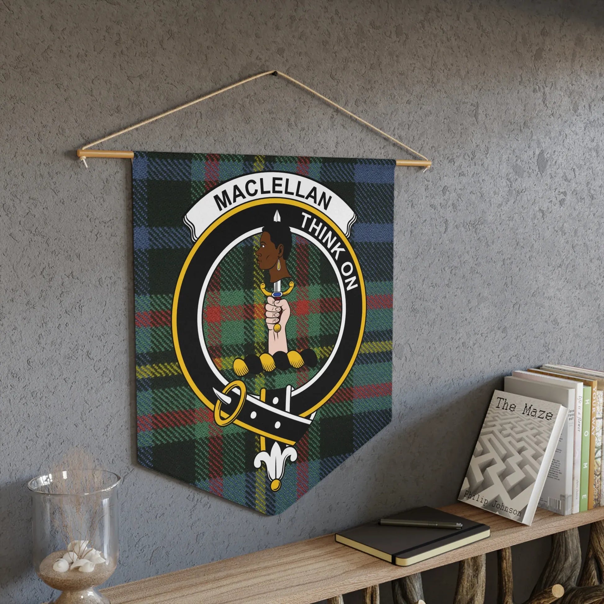 MacLellan Think On Crest Wall Banner product