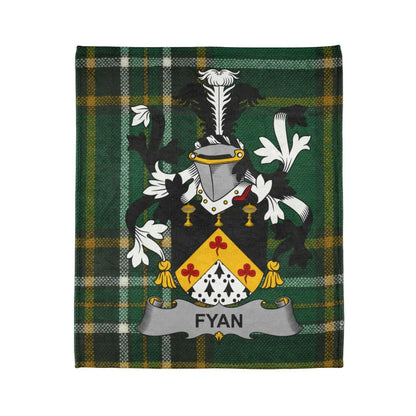 Fyan Family Crest Plaid Throw Blanket product